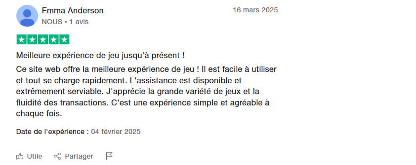 Casino Orca avis client