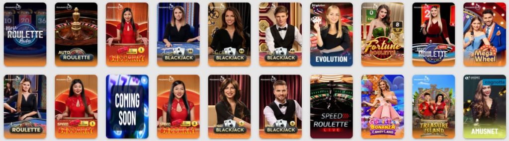 Casino Orca jeux live